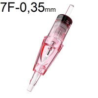 Тату картридж WJX PMU Flat 7 - 0,35 мм  Long Taper