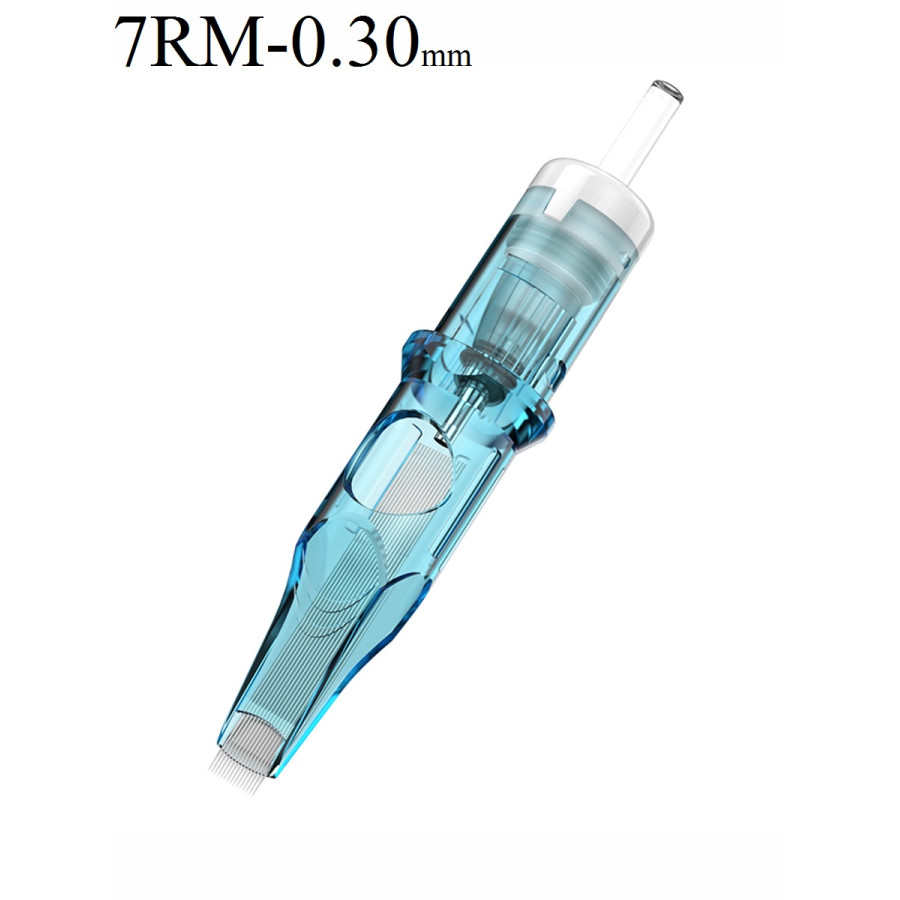Тату картридж WJX Ultra Round Magnum 7 - 0,30 мм  Long Taper