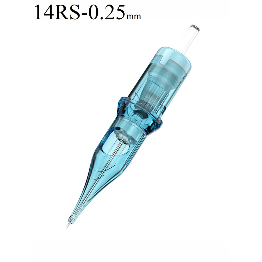 Тату картридж WJX Ultra Round Shader 14 - 0,25 мм  Long Taper