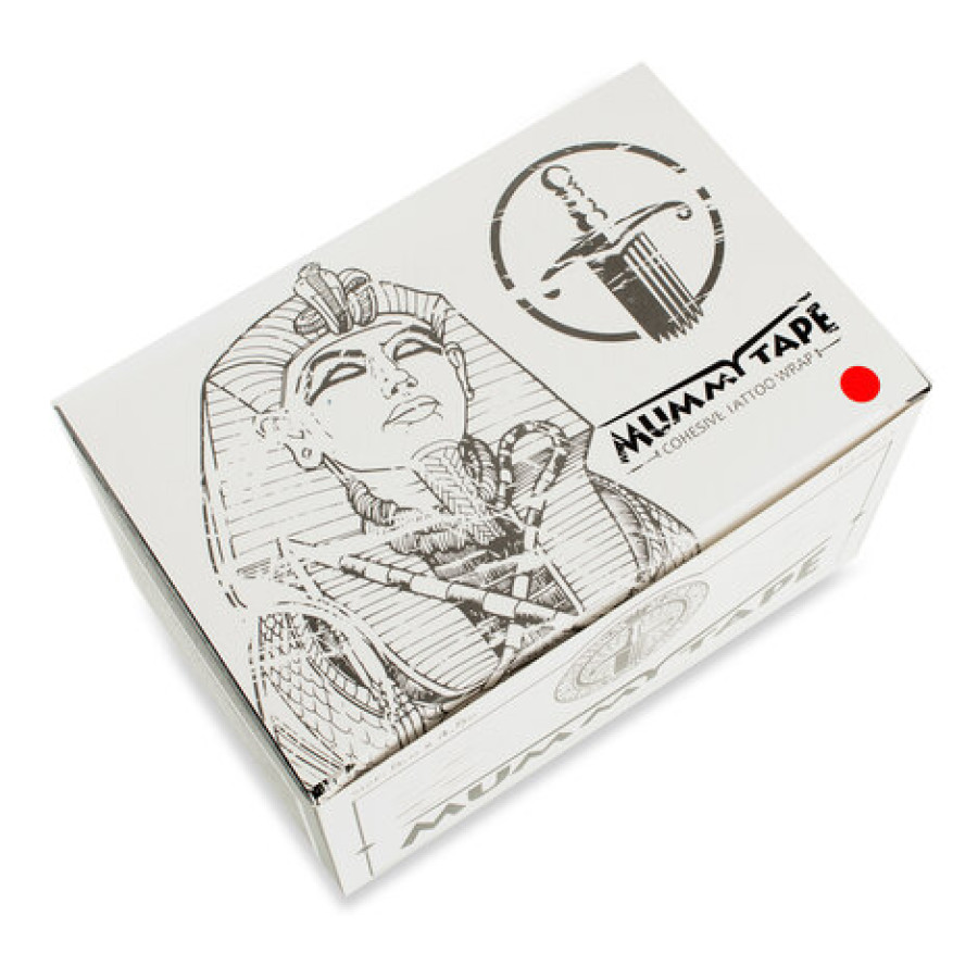 Бандажный бинт для тату (1 шт.) Excalibur Красный 5 см. х 4,5 м.