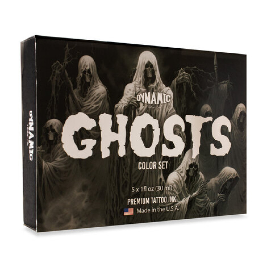 Тату краска Dynamic Colors Ghosts Color Set (5 пигментов) 30 мл
