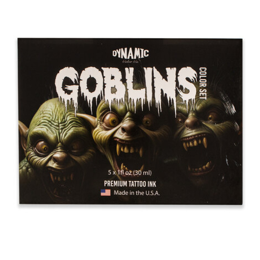 Тату краска Dynamic Colors Goblins Color Set (5 пигментов) 30 мл