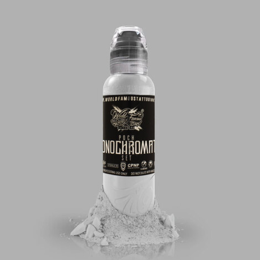 Краска World Famous Tattoo Ink Poch's Monochromatic Set (6 пигментов)