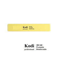 Пилка-баф Kodi Professional 180/240 жёлтая квадрат