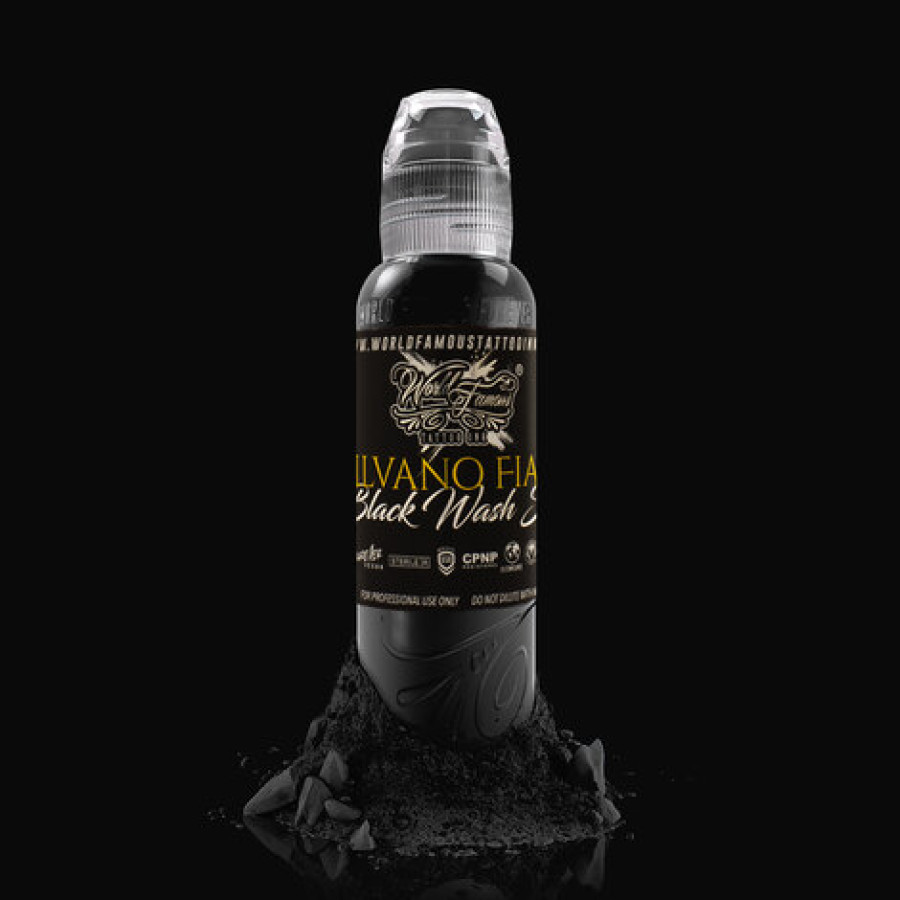 Краска World Famous Tattoo Ink Silvano Fiato - Extreme Black