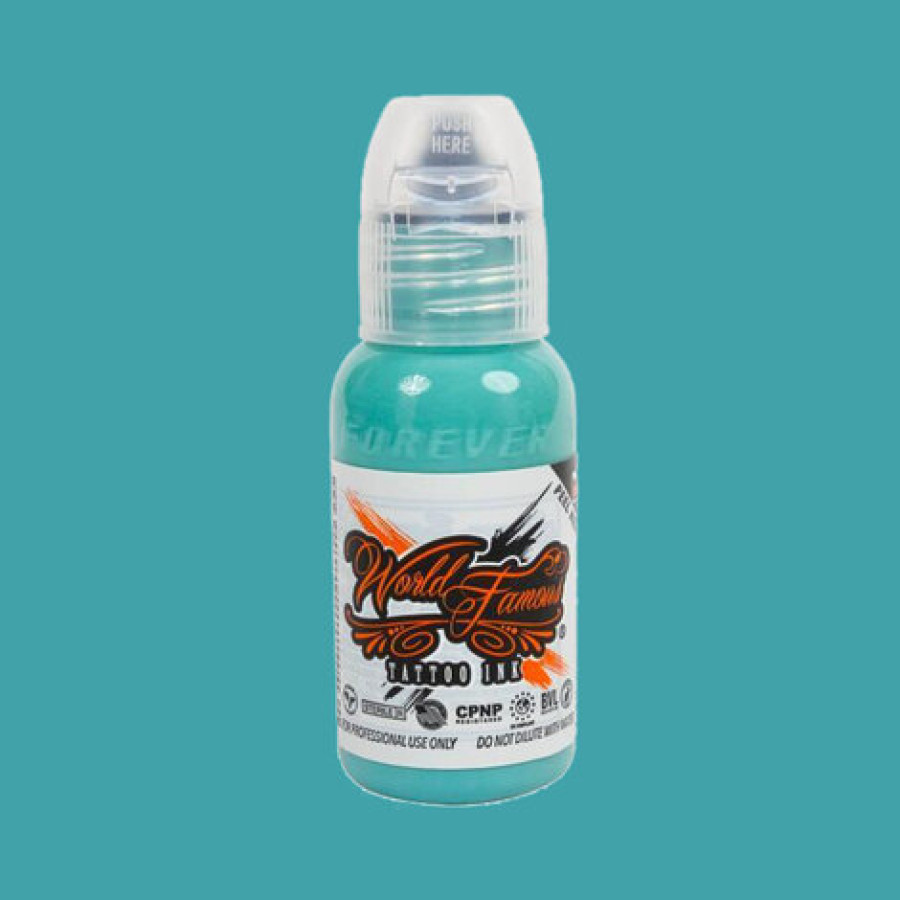 Краска World Famous Tattoo Ink Andrey Kolbasin - Blue Spruce - 30 мл