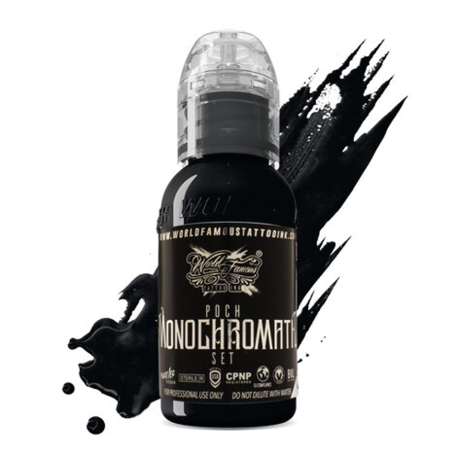 Краска World Famous Tattoo Ink Poch's Monochromatic - 4B