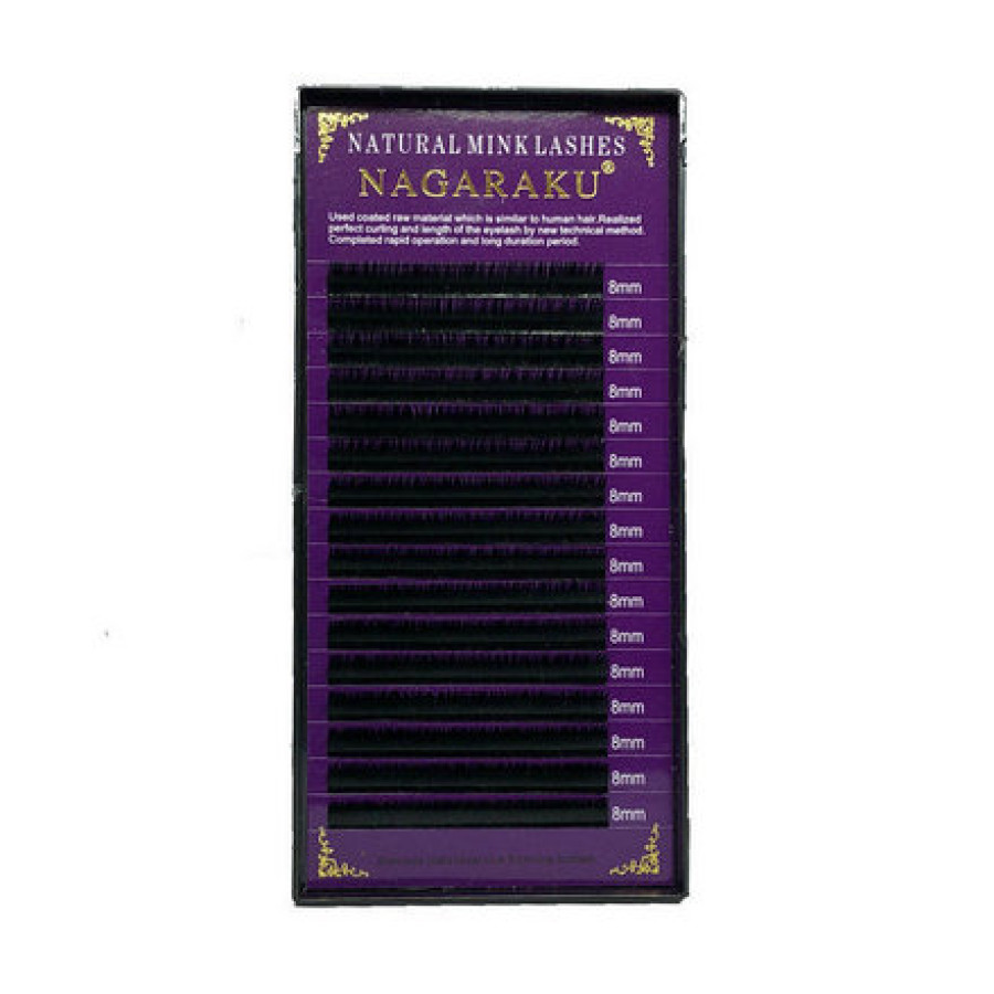 Natural Mink, 8/0,12 мм, D-изгиб