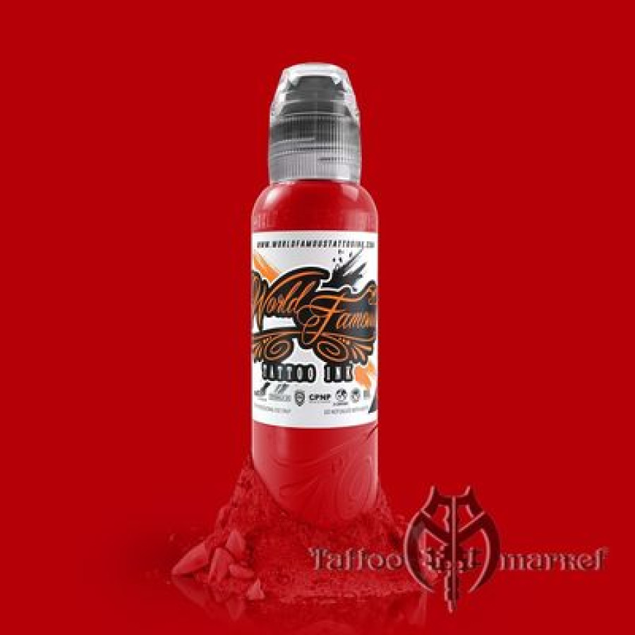 Краска World Famous Tattoo Ink Paul Rogers Red