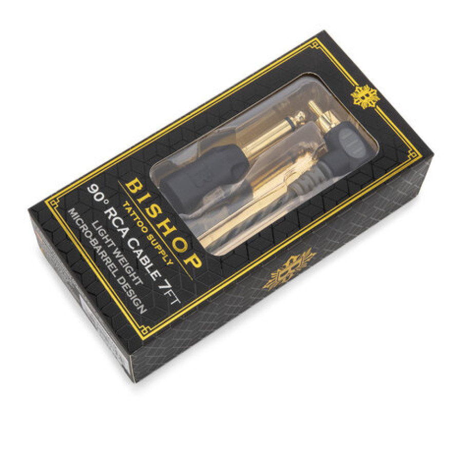 Bishop Premium Lightweight 90 Degree RCA Cord - 7 ft.