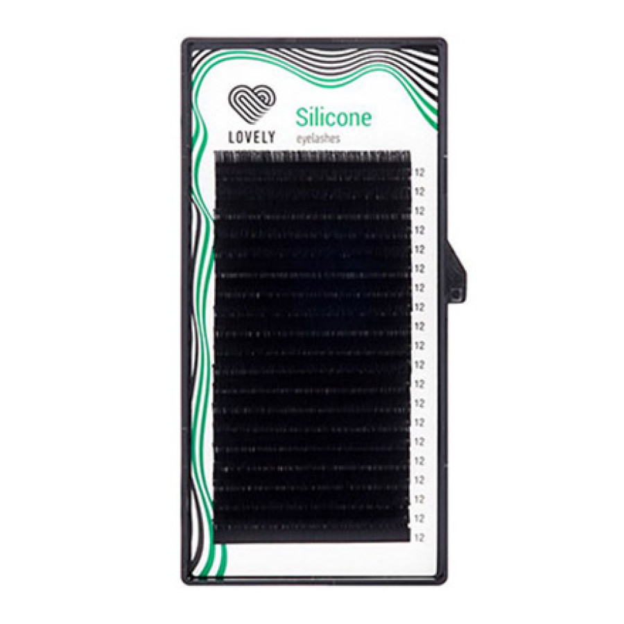 Silicone, 12/0,10 мм, D-изгиб