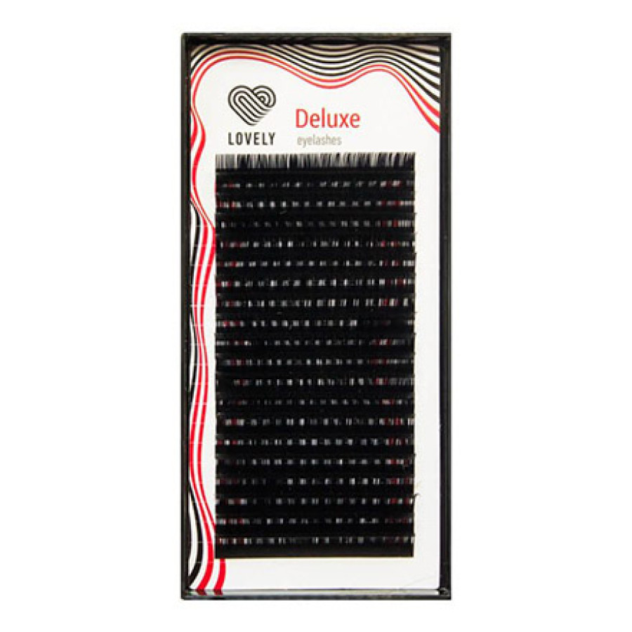 Deluxe, 0,07 мм, D-изгиб, черные