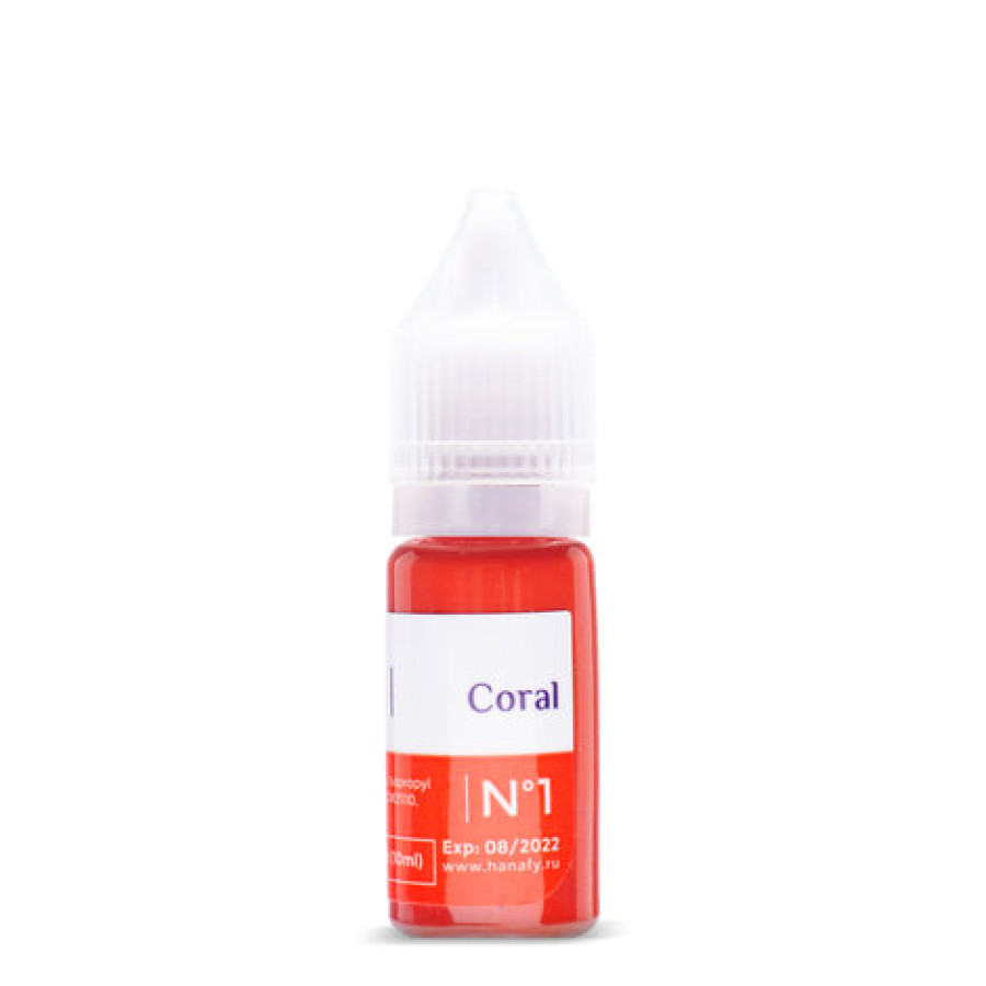 Пигмент Hanafy Colours Pigments № 1 - Coral