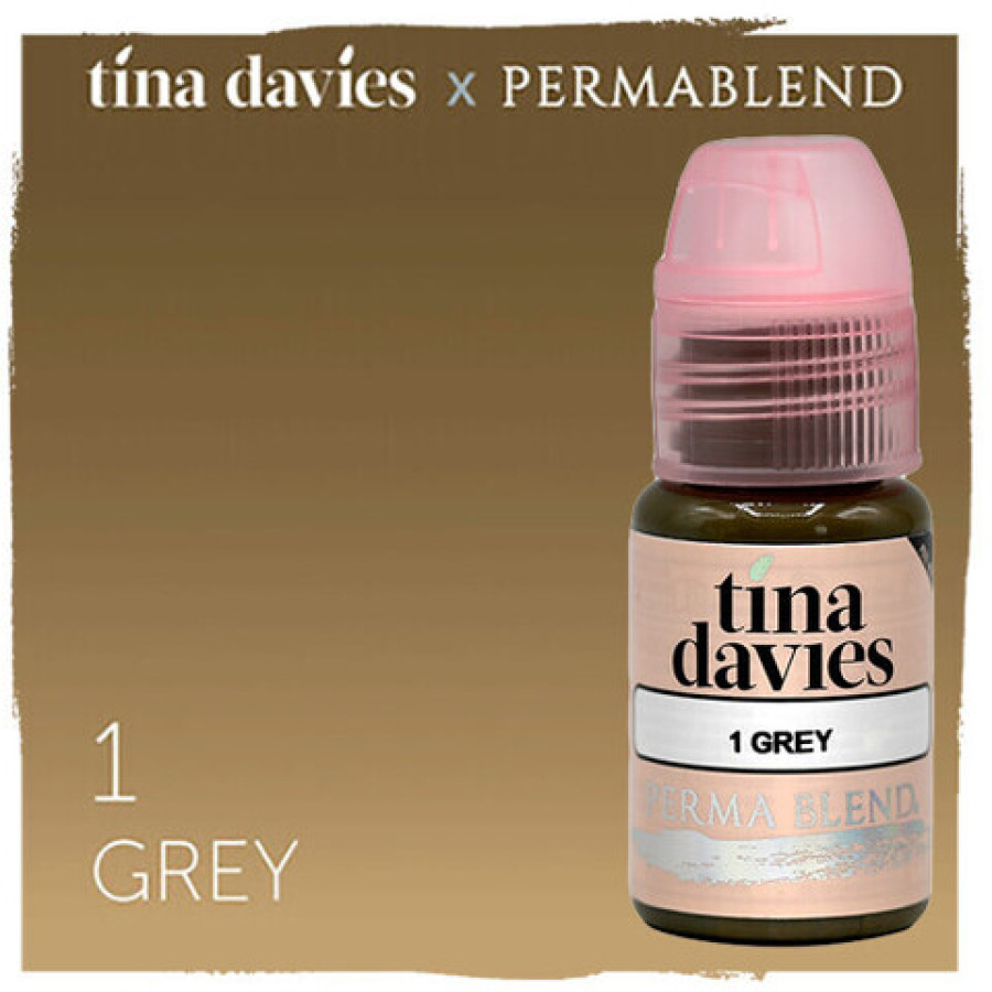 Пигмент Perma Blend Tina Davies 'I Love INK' 1 Grey
