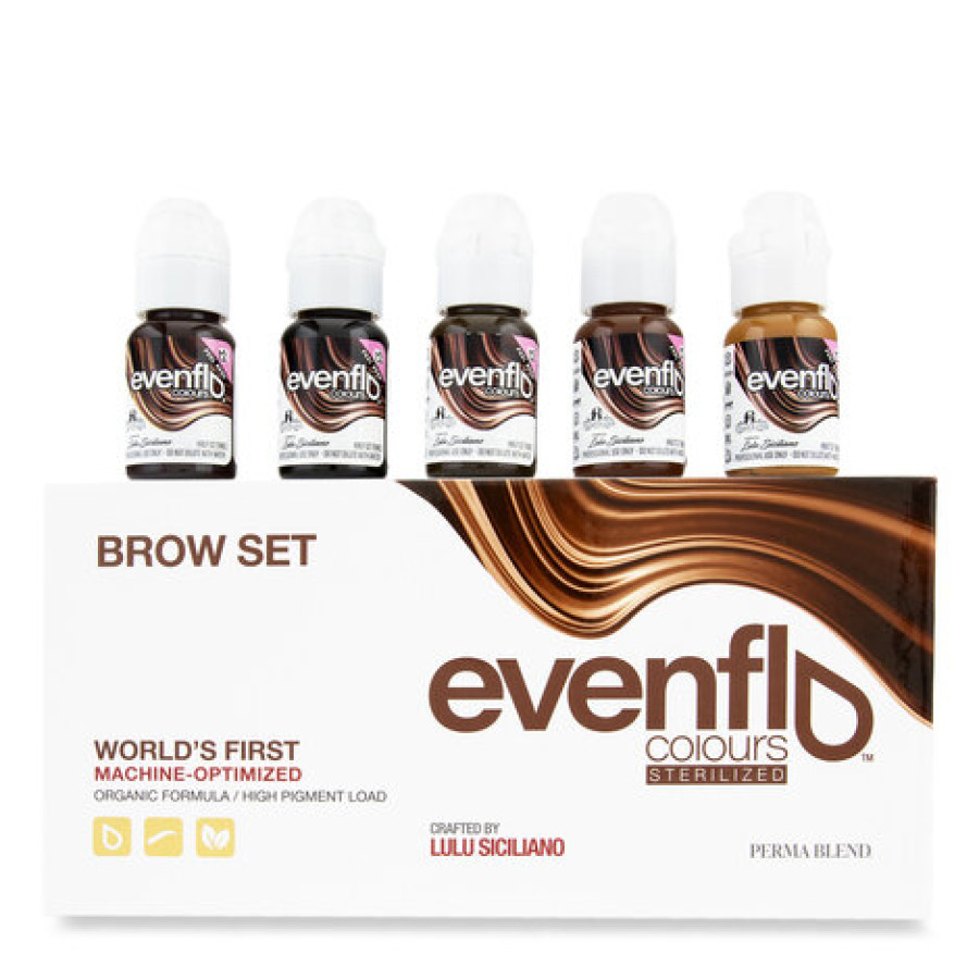 Пигмент Perma Blend Evenflo Brow Set 5 шт