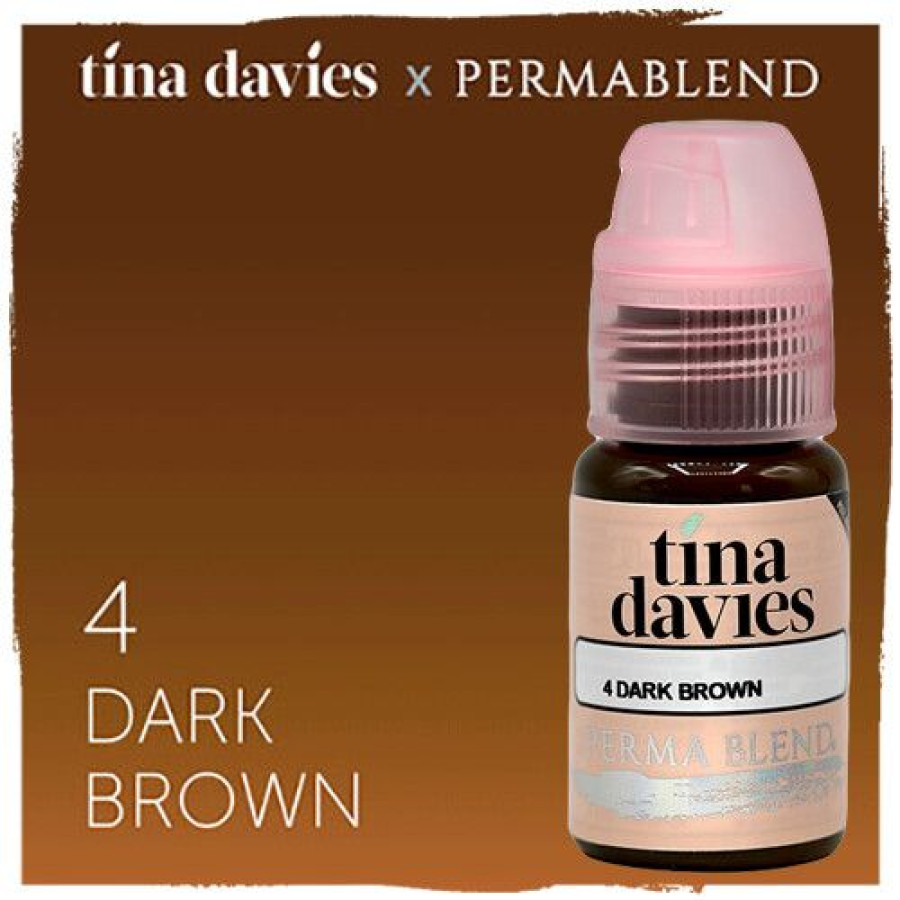 Пигмент Perma Blend Tina Davies 'I Love INK' 4 Dark Brown