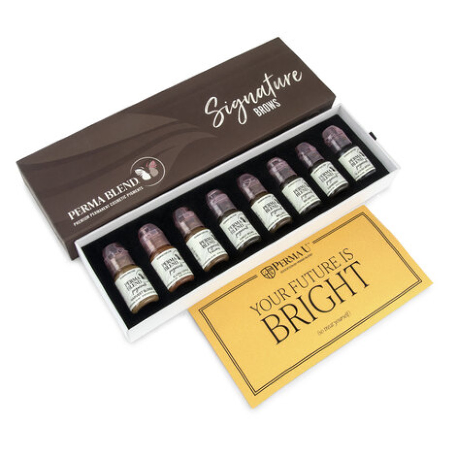 Пигмент Perma Blend Signature Brows Set Education Bundle