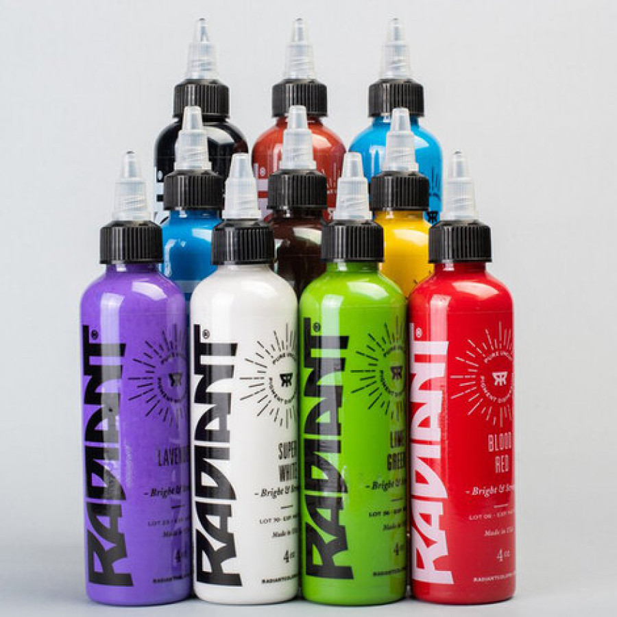 Тату краска Radiant Colors 10 Color Set