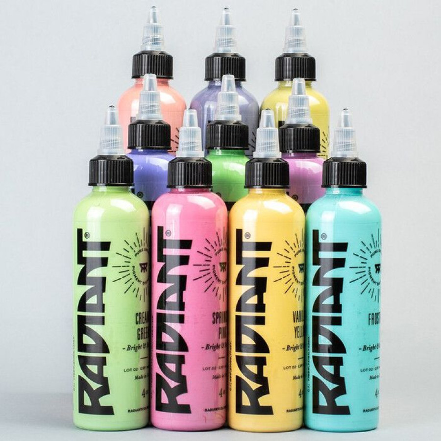 Тату краска Radiant Colors 8 Pastel Set
