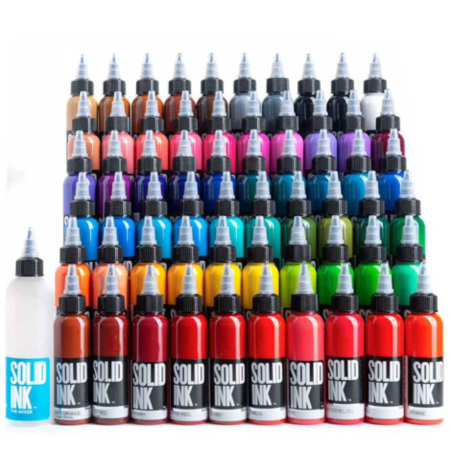 Тату краска Solid Ink 60 Colors Mega Set