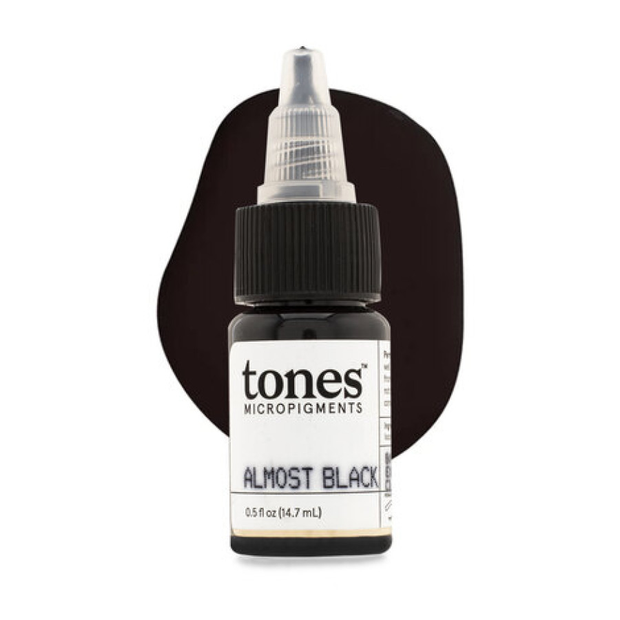 Пигмент Tones Micropigments Brows Set - Almost Black