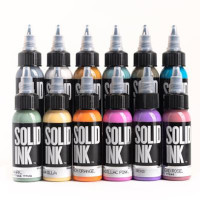 Тату краска Solid Ink Art Deco Set (12 colors)