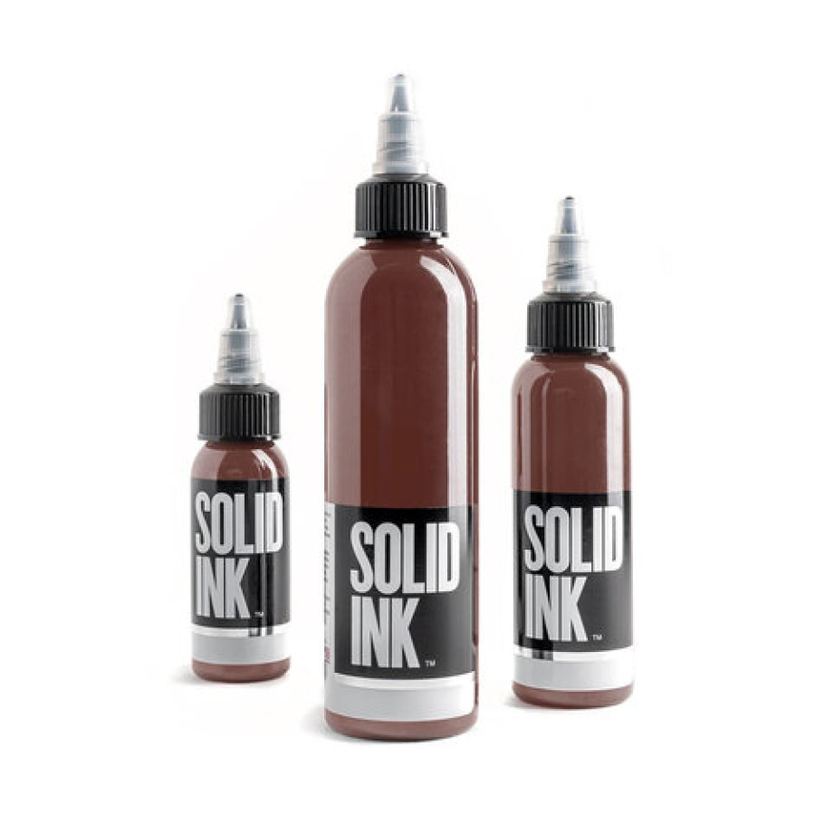 Тату краска Solid Ink Brown