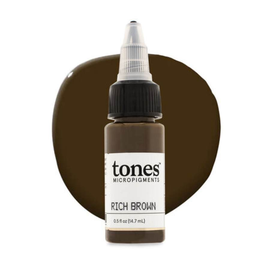 Пигмент Tones Micropigments Brows Set - Rich Brown