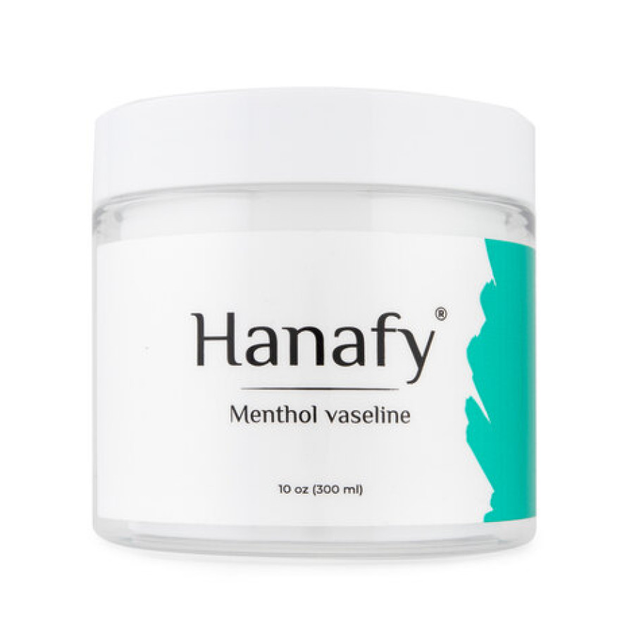 Белый вазелин Hanafy с ментолом (300мл)