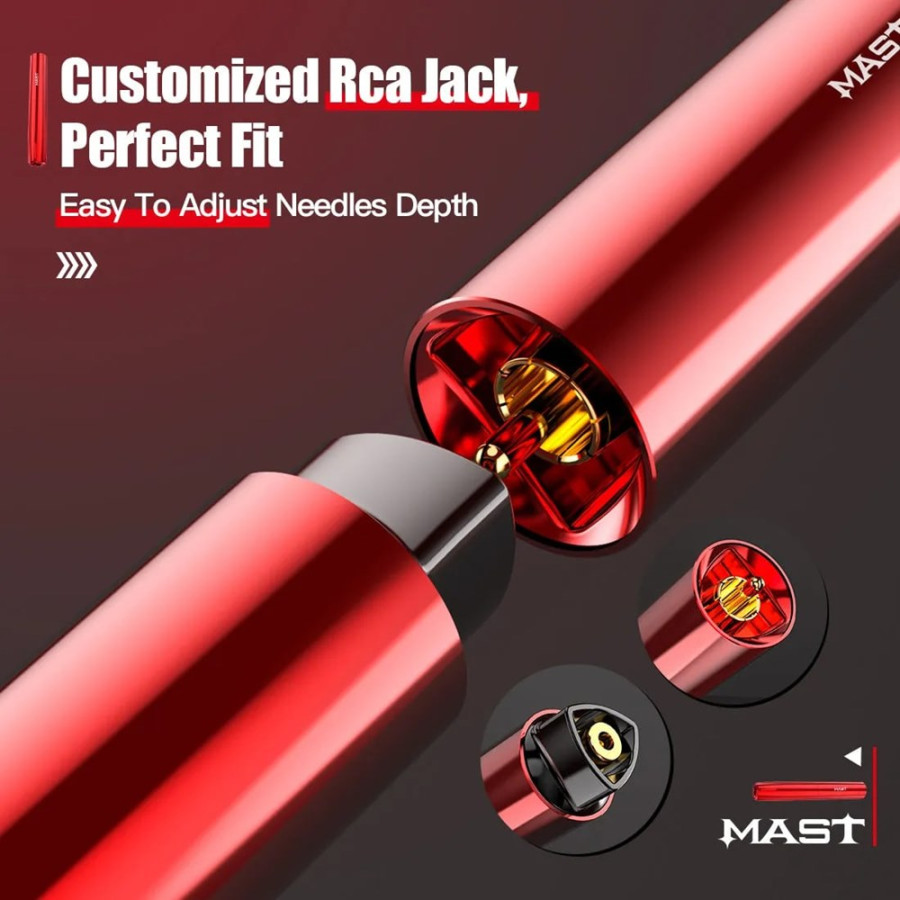 Беспроводная тату машинка Mast Tour Y22 Red