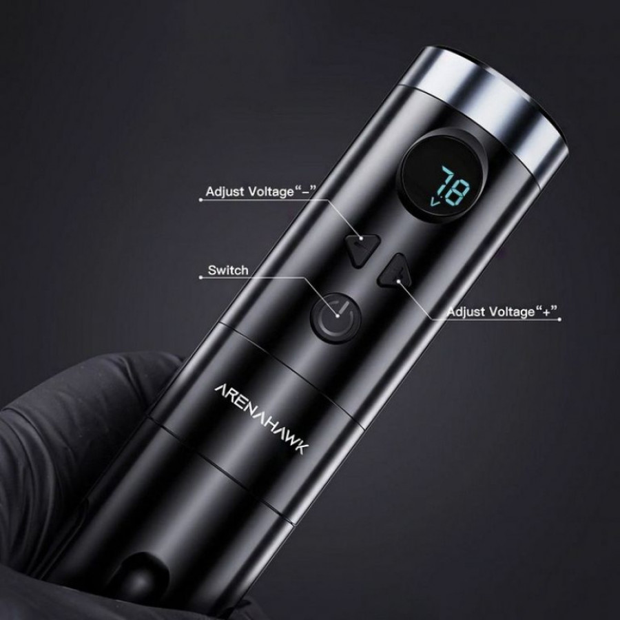 Тату машинка Arenahawk A-Power 4.0 (black) WQP-023