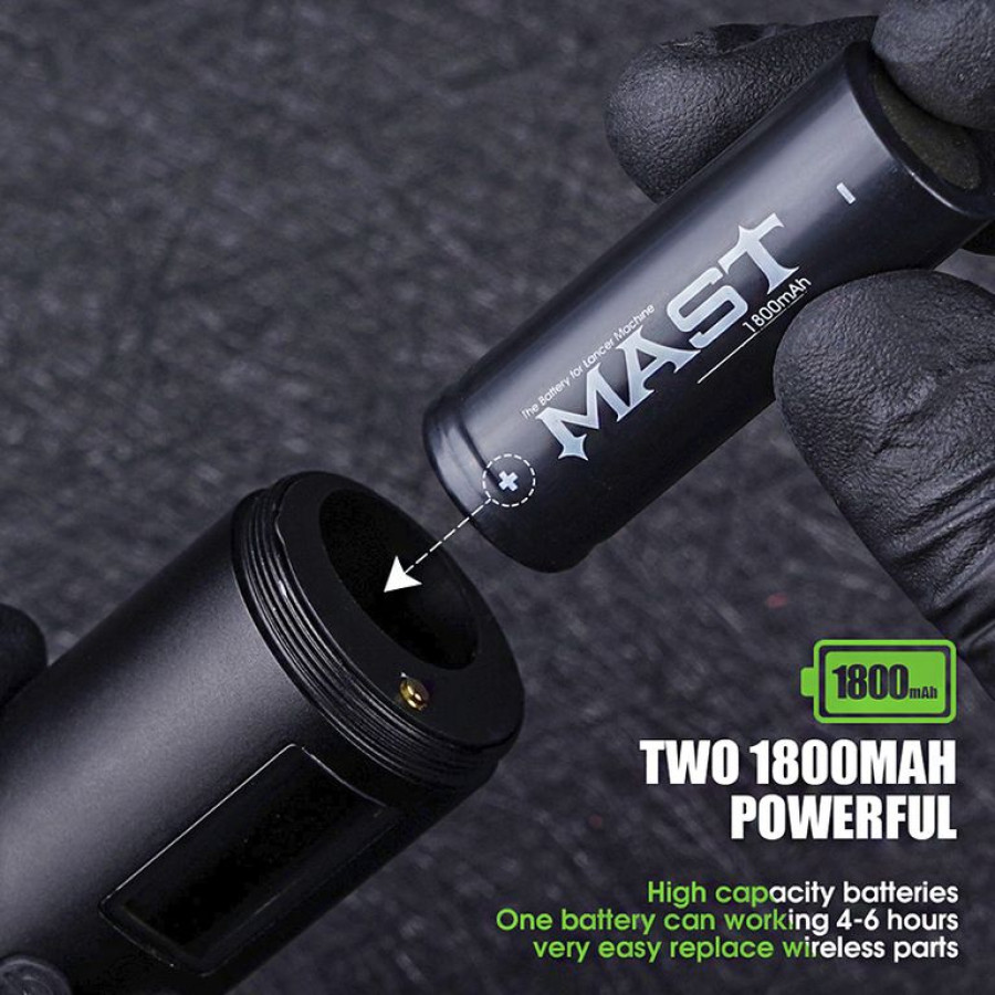 Беспроводная тату машинка Dragonhawk Armor Wireless PRO Black
