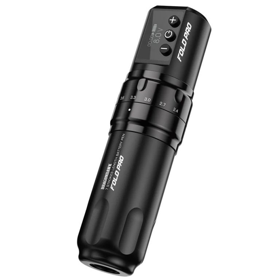 Беспроводная тату машинка Dragonhawk Mast Fold Pro Black