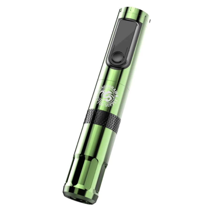 Беспроводная тату машинка Dragonhawk X4 Pen Wireless Green