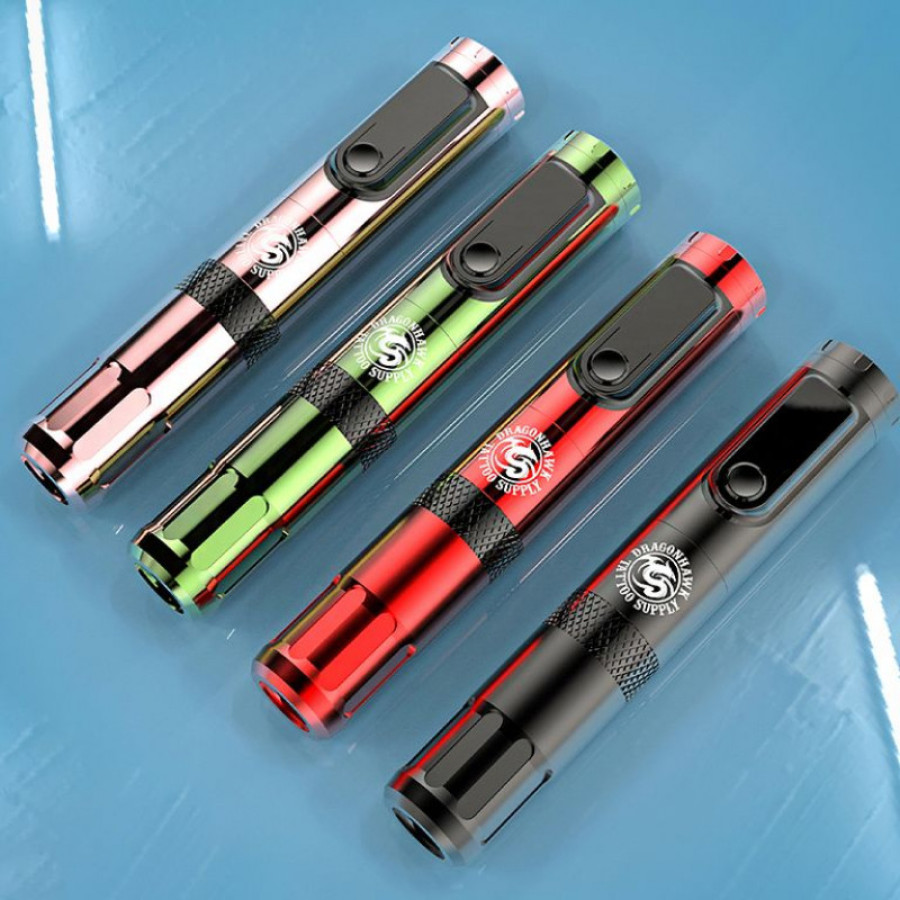Беспроводная тату машинка Dragonhawk X4 Pen Wireless Red