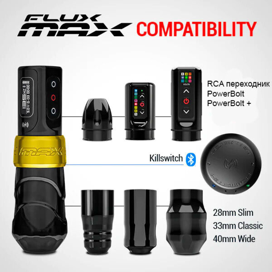 Тату машинка Spektra Flux Max Stealth 4,5мм