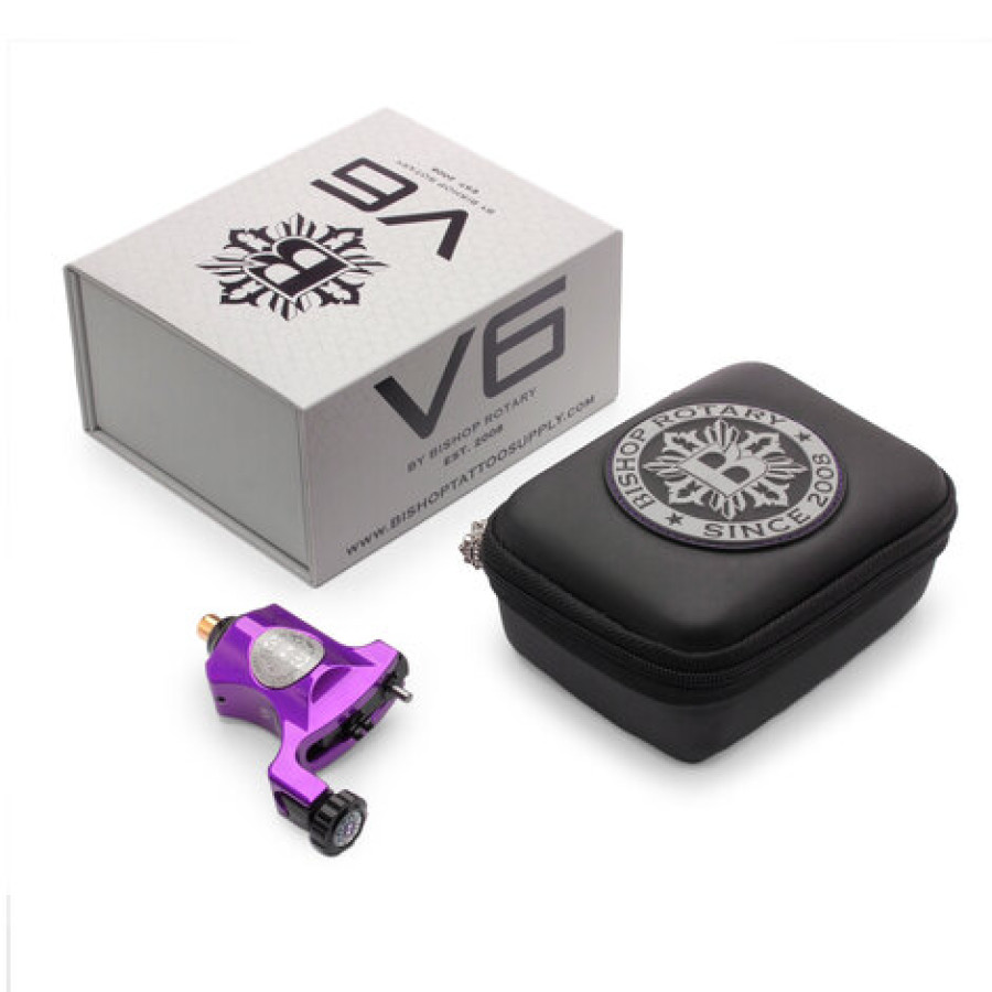 Роторная тату машинка Bishop Rotary V6 Beatnik Purple Ход 3.5 RCA