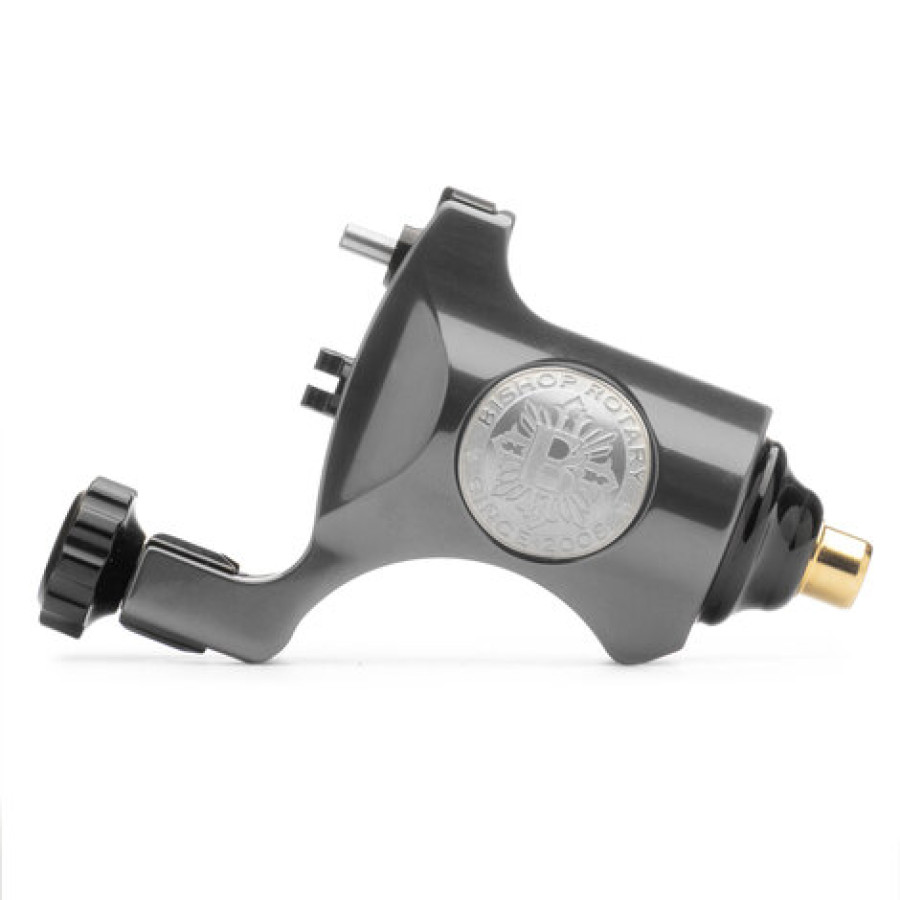Роторная тату машинка Bishop Rotary V6 Gun Metal Grey Ход 3.5 RCA