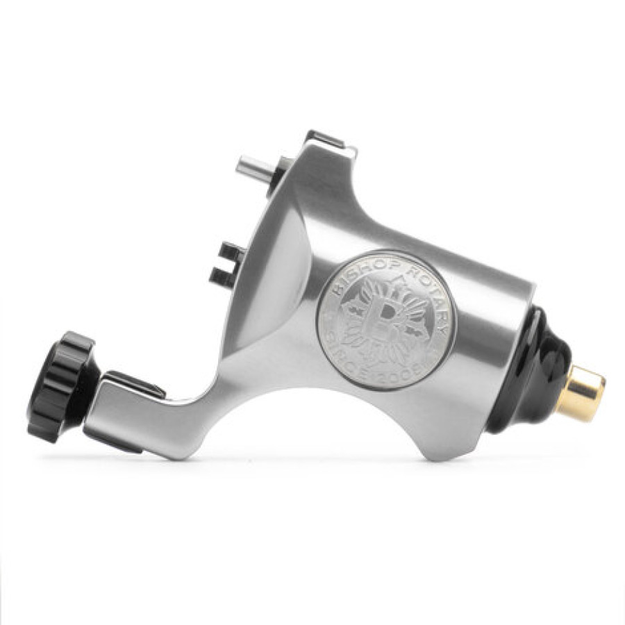 Роторная тату машинка Bishop Rotary V6 Platinum Silver Ход 3.5 RCA
