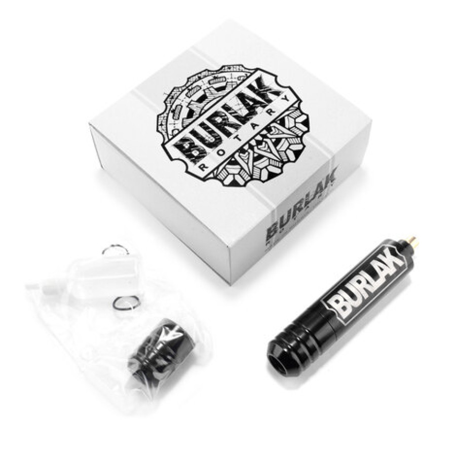 Тату машинка Burlak Tattoo Machines Solo 2 Black + держатель 26 мм