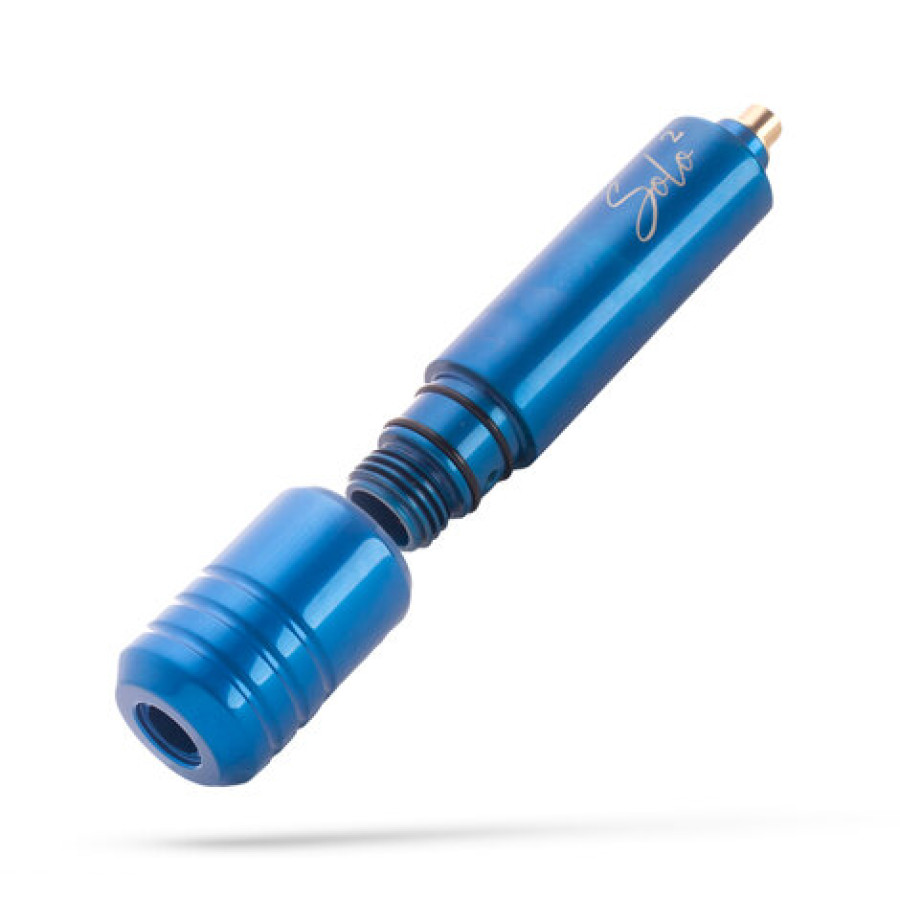 Тату машинка Burlak Tattoo Machines Solo 2 Blue + держатель 32 мм