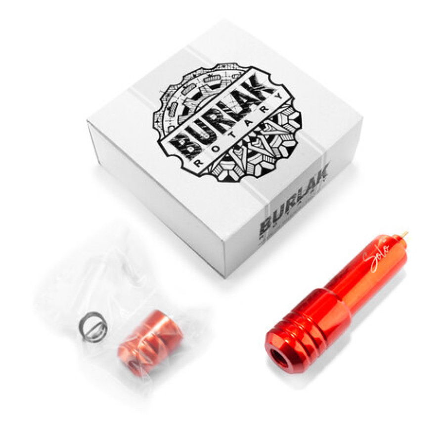 Тату машинка Burlak Tattoo Machines Solo 2 Red + держатель 32 мм
