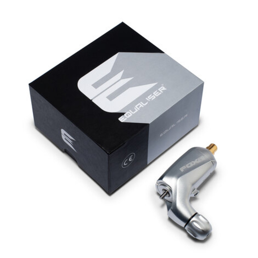 Роторная тату машинка Fox Big V2 Rotary Tattoo Machine Silver